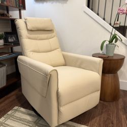 Brand New Leather Swivel, Glider Recliner 
