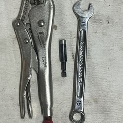 Milwaukee Vice Grips/ Wrench