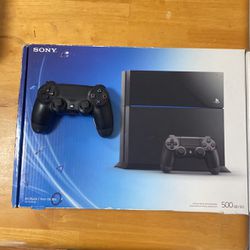 PS4 With Original Box + Extra Controller And Games 