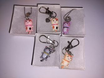 Cat Necklace Or Key Chain