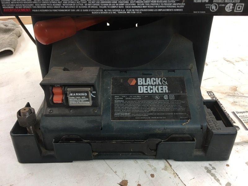 Black Decker Shaper Router SR650 for Sale in Mesa AZ OfferUp