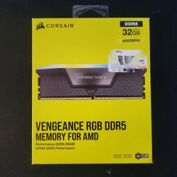 32GB DDR5 Corsair Vengeance RGB 6000MHZ