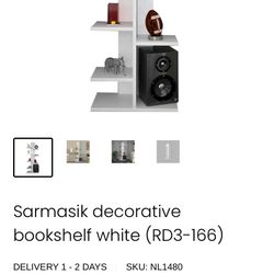 White Bookshelf 