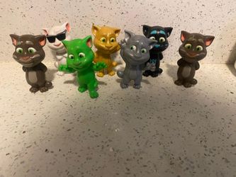 Talking Tom Cat Mini Figures Set of 6
