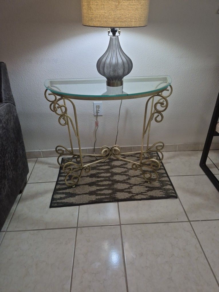 Antique Glass Table