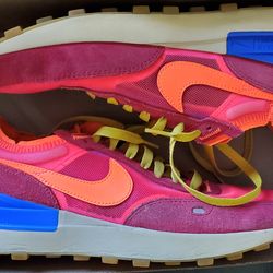 Nike Waffle One Pink Crimson Mens sz.9.5 Used EUC