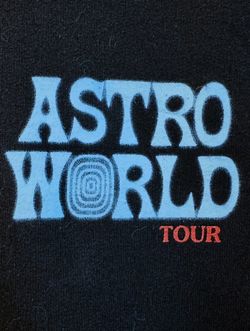 NEW 2019 TRAVIS SCOTT ASTROWORLD TOUR CREW HOODIE SZ L