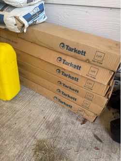 Vendo 6 cajas de piso plegable color grey