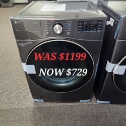 7.4 Cu. Ft. Ultra Large Capacity Smart Wifi Enabled Front Load Electric Dryer With Turbo Steam 