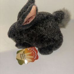Folkmanis Puppet Grey Bunny Rabbit