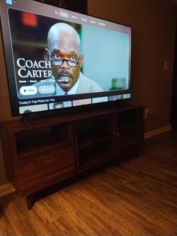 Roku TV And TV Stand 