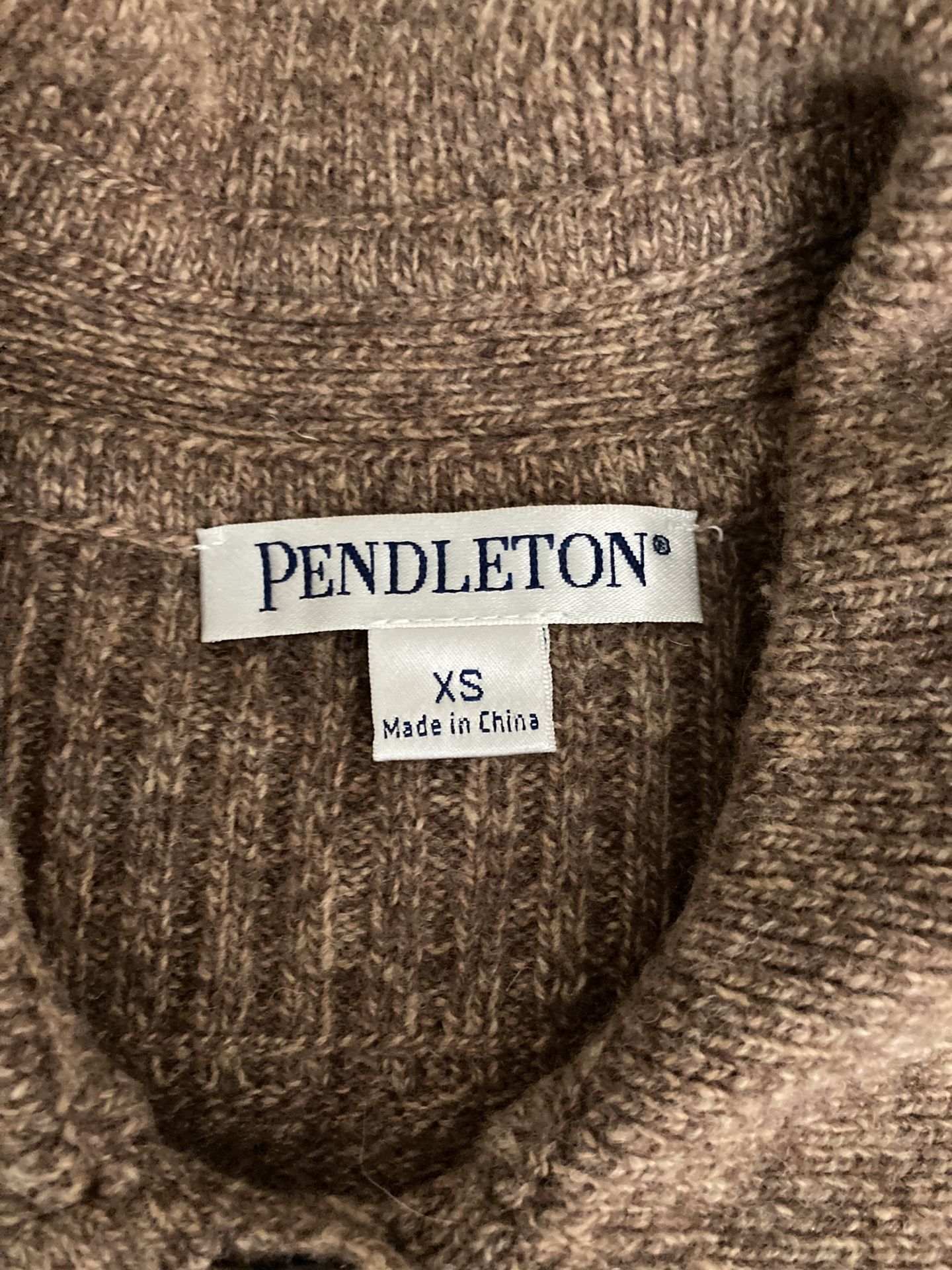 Pendleton 100% Lambswool Cardigan XS 