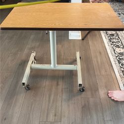 Rolling Table bedside Table