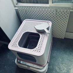 A big litter box for cat