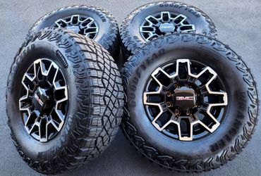 18” GMC 2500 AT4X New 2025 Wheels And Tires
