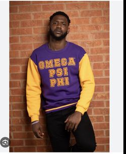 PURPLE OMEGA PSI PHI SWEATSHIRT