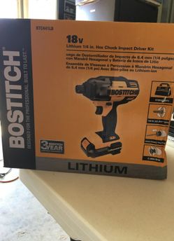 Bostitich 18v lithium Power Drill