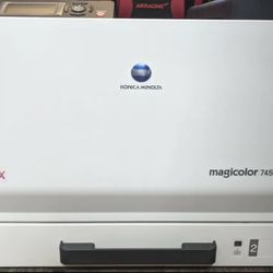 Konica Minolta Magicolor 7450 II Grafx Laser Printer Tested Parts & Repair AS IS