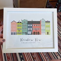 Charleston SC Rainbow Row Print