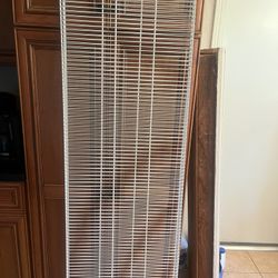 White Metal Shelving  (new)