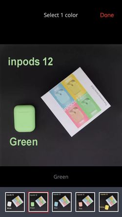 NWT Wireless Earphones Bluetooth 5.0 Stereo green