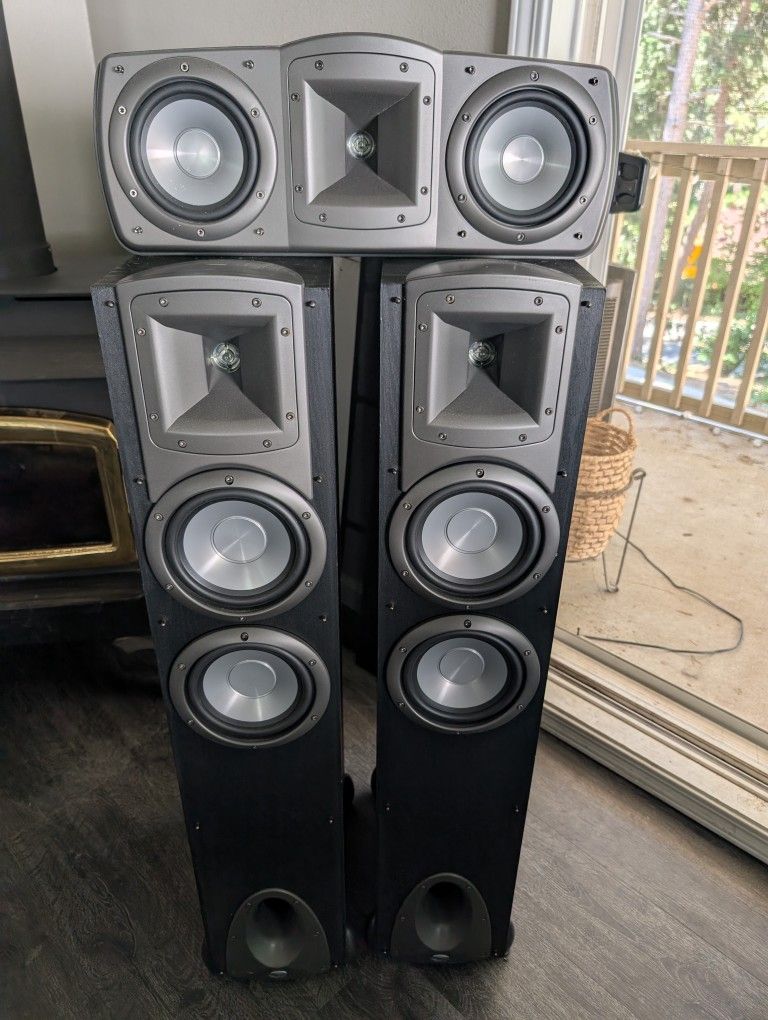 Klipsch Synergy Floor And Center Speakers