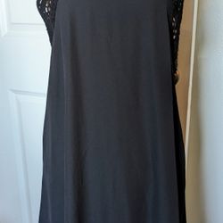 Black Dainty Hooligan Dress Beautiful, Back Details Size Medium