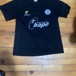 BLACK BAPE TEE SHIRT