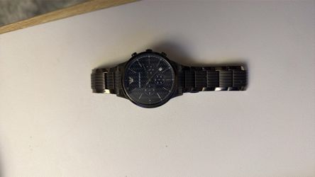 Armani Emporio watch / Gun metal color