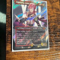 MTG X Final Fantasy Lightning, Army of One (surge Foil) 