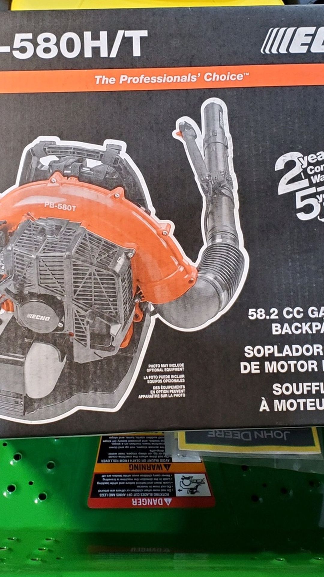 Brand New Echo 580H/T Backpack Leaf Blower. $299