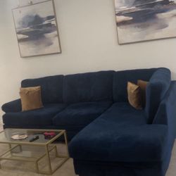 Blue Sectional 