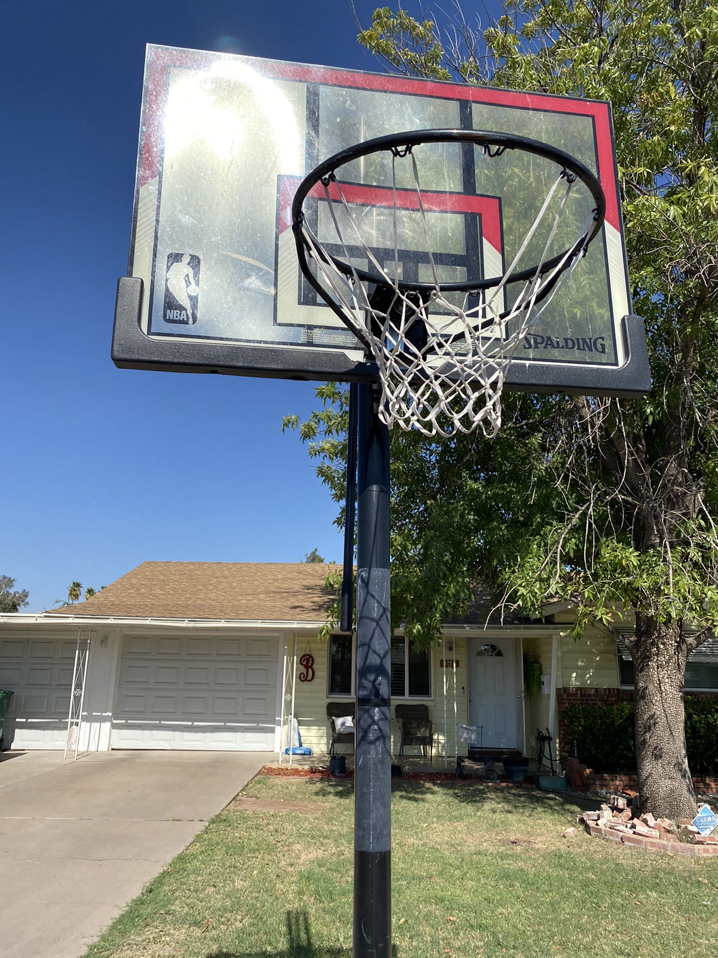 Spaulding NBA adjustable basketball hoop