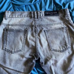 Balmain Grey Mens Jeans Size 32