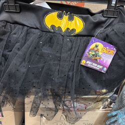 New, Women’s Batgirl Tutu Skirt Fits Up To Size 8