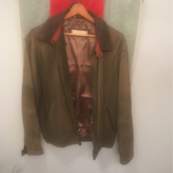 Mens Leather Jacket Size Large