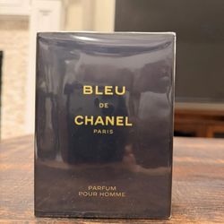 Bleu de CHANEL Paris Men's Parfum 3.4 oz (100ml) New Never Opened