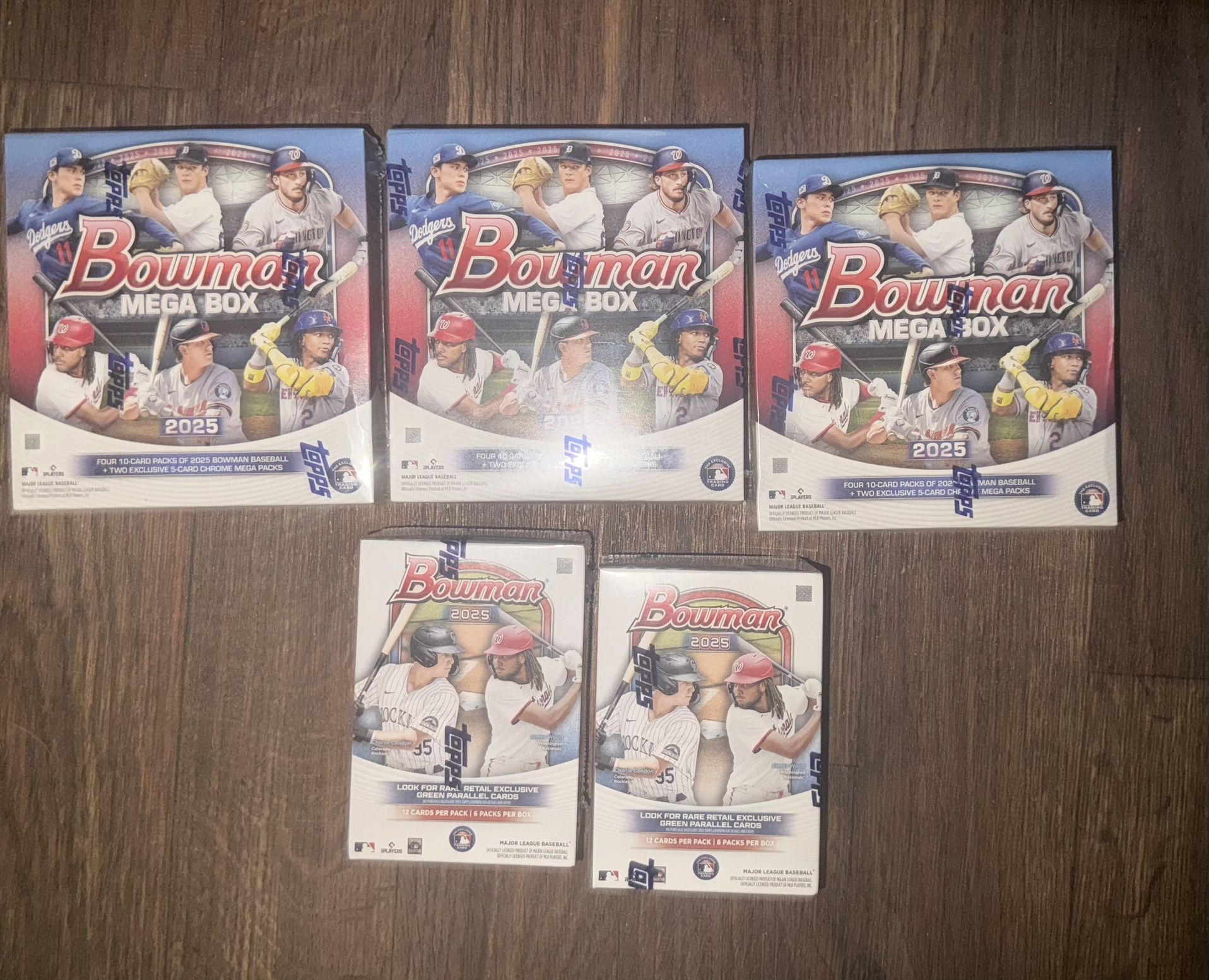 2025 Topps Bowman Baseball Mega Boxes And Blasters