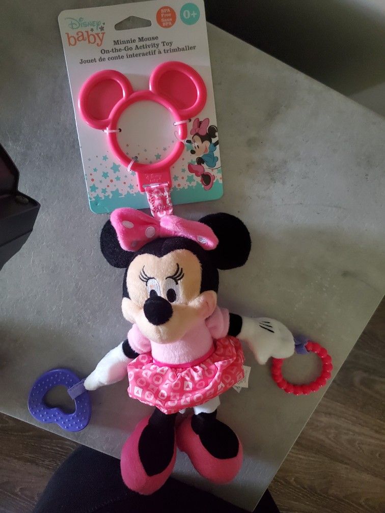 New Minnie Mouse Baby Teether Toy 