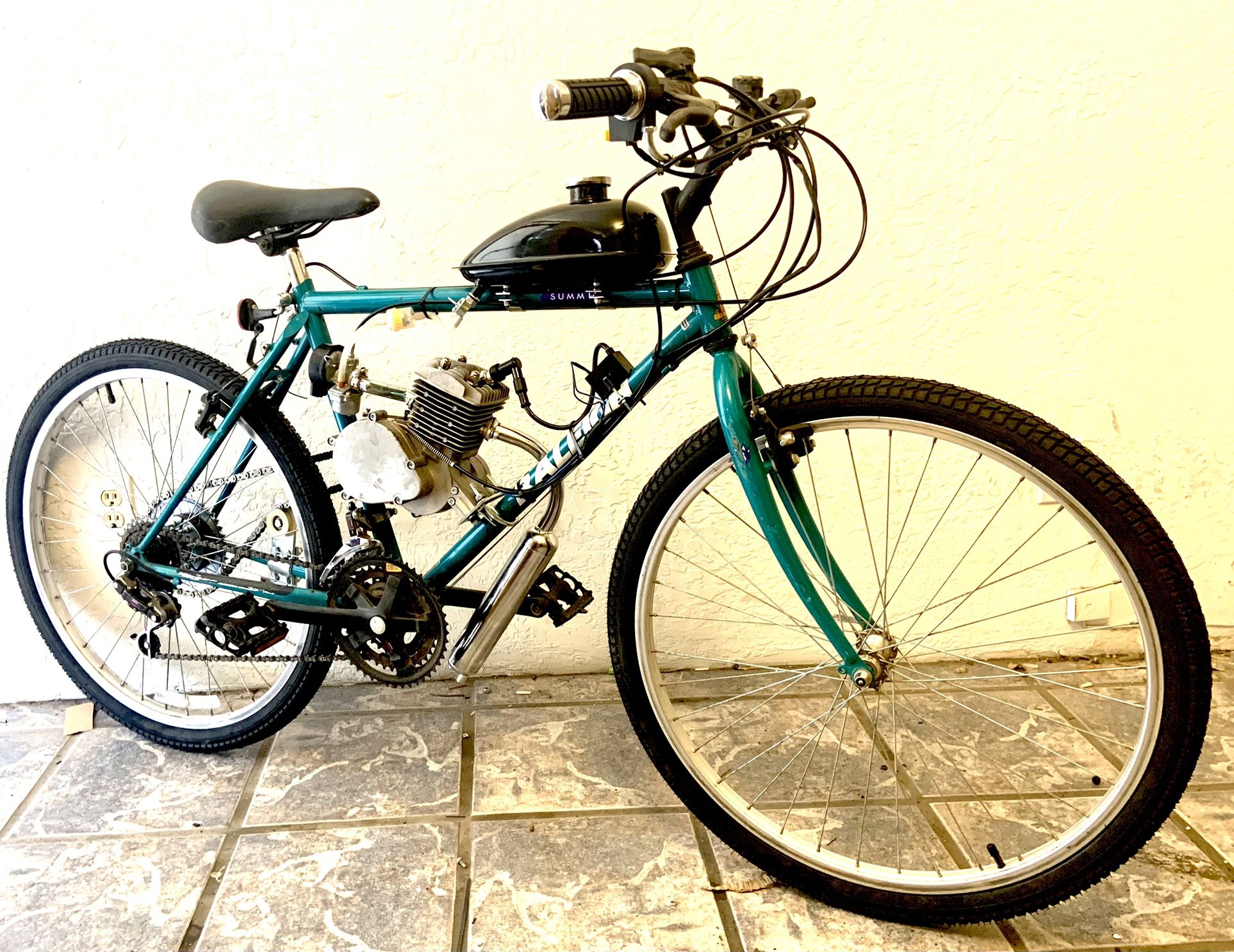 $360 NEWLY POWERED MOTORIZED BIKE $360 100 mpg 40 mph Easy pedal