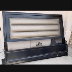 🎁🥰KING SIZE BEDROOM SET: BED FRAME, DRESSER, NIGHTSTAND 🎁🥰