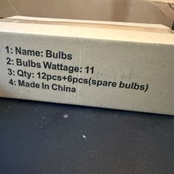 11 Watt Bulbs  Perfect For Outdoor Hanging Lights