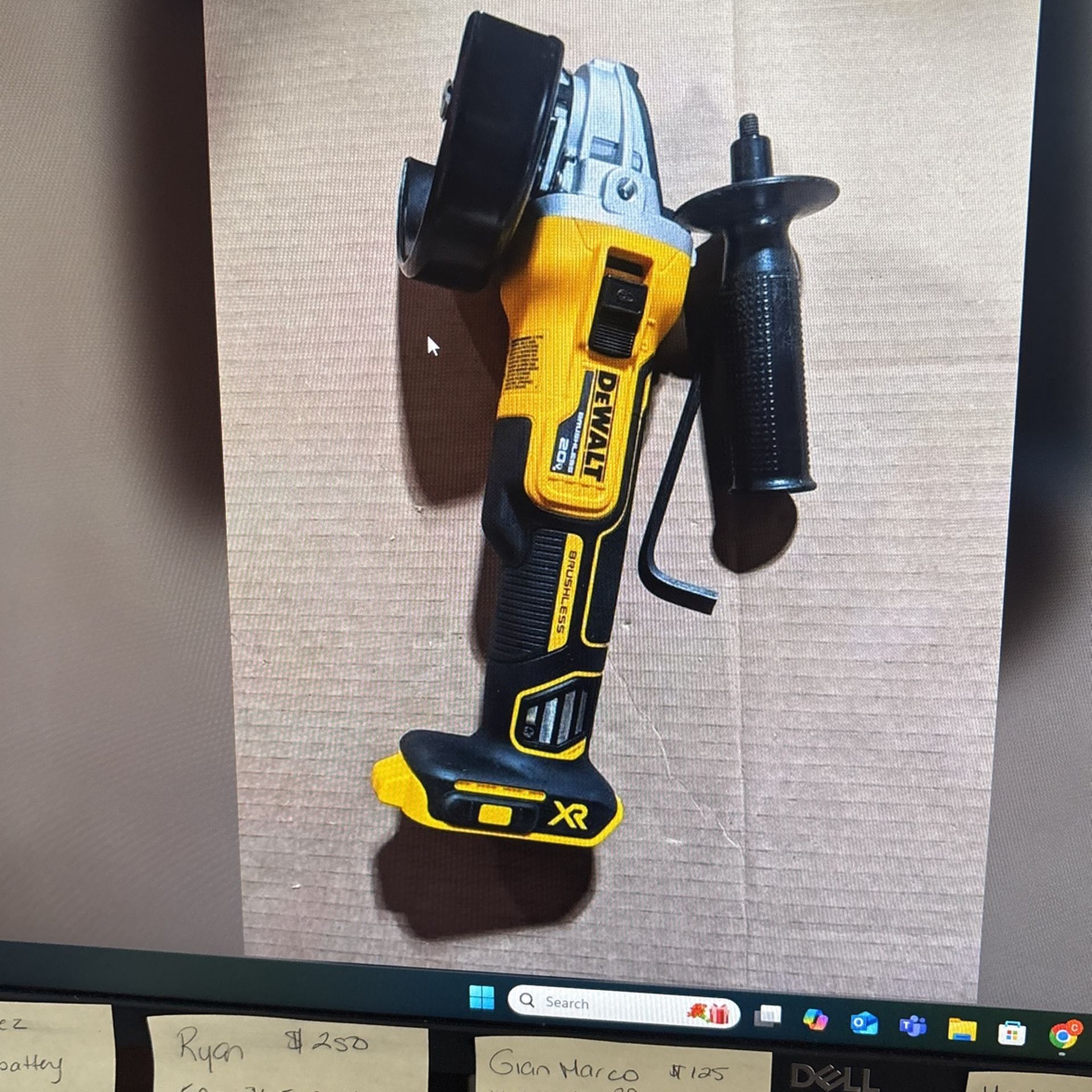 DeWalt 20V Grinder DCG405B