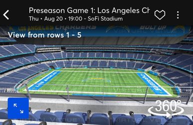 NFL Chargers Season Ticket Package