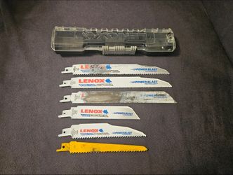 Reciprocating Saw Blades by Lenox and Dewalt