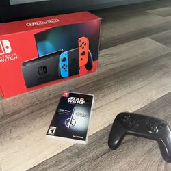 Nintendo Switch W/ Pro Controller 