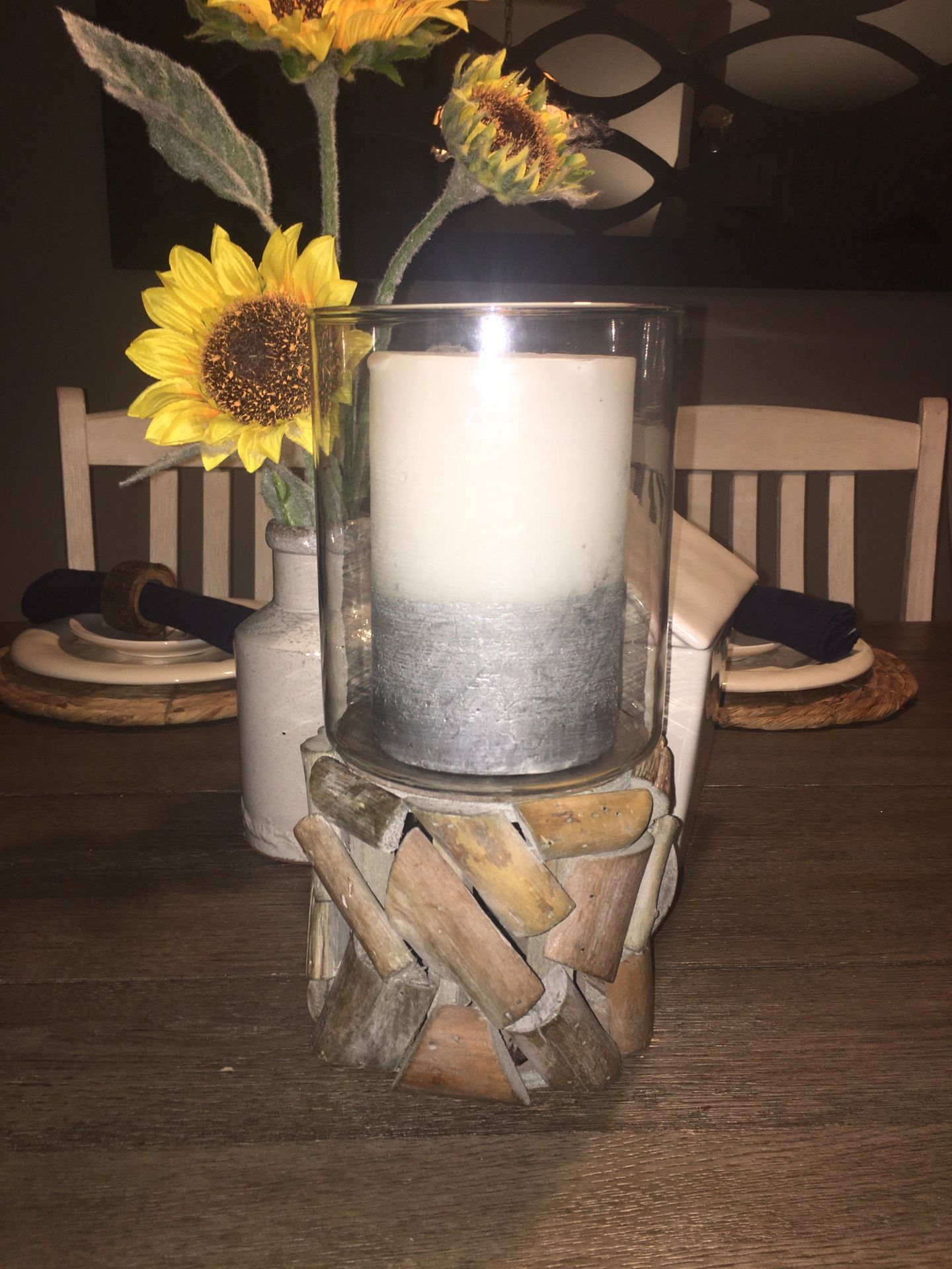 Candle w stand