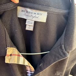Burberry Black Polo Size Xl