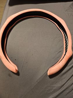 Suede steering wheel cover