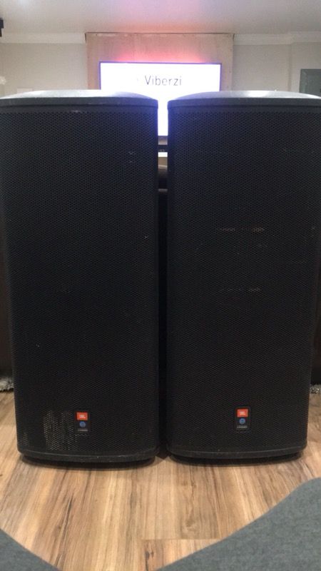 JBL PRX535 3-Way Powered Speakers $400 each